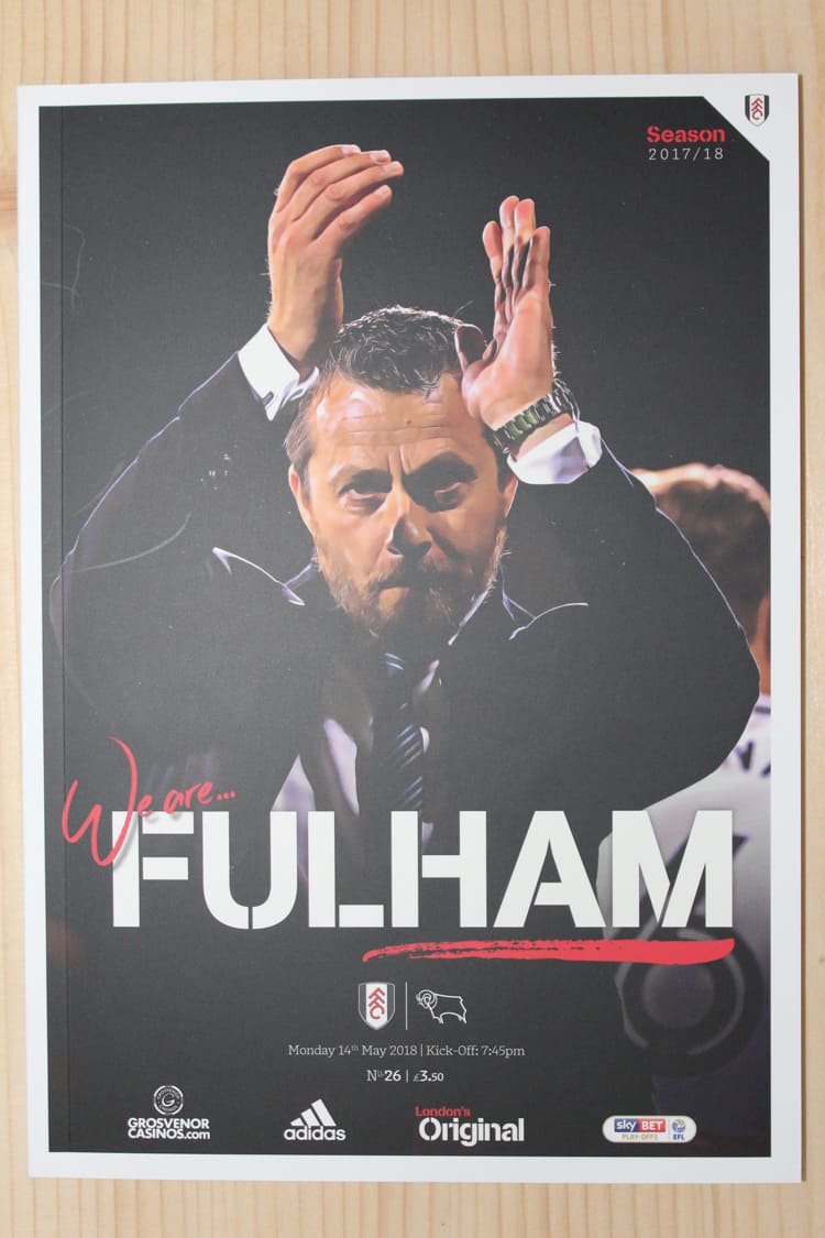 Fulham FC v Derby County FC